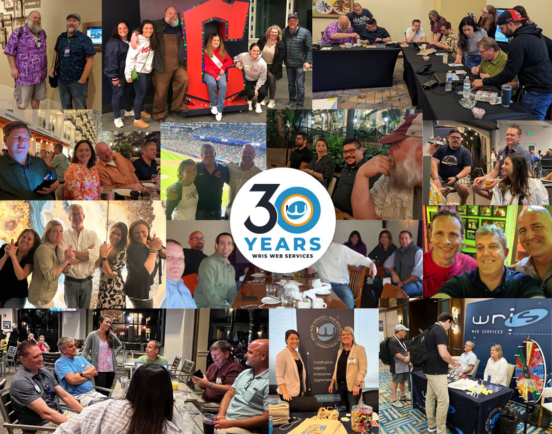 Collage of 30 Years of WRIS Web Services